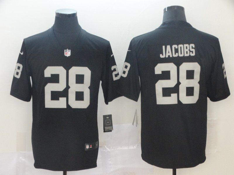 Men Oakland Raiders 28 Jacobs Black Nike Vapor Untouchable Limited Player NFL Jerseys